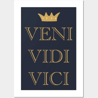 Vini vidi vici Posters and Art